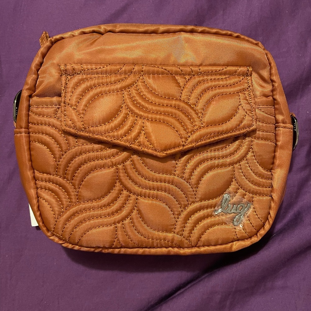LUG Copper Brown Swing NWT Fall Mystery Box Crossbody Belt Bag